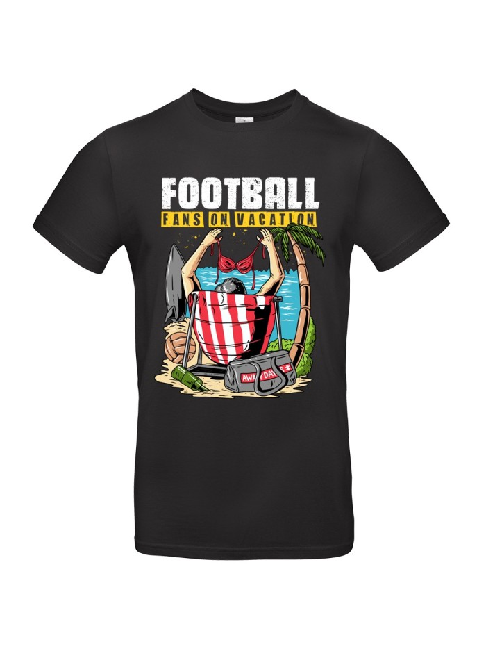 Herren T-Shirt Football Fans On Vacation | grobejungs.de