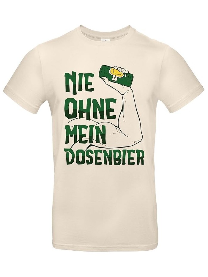 Herren T-Shirt Nie ohne mein Dosenbier | grobejungs.de