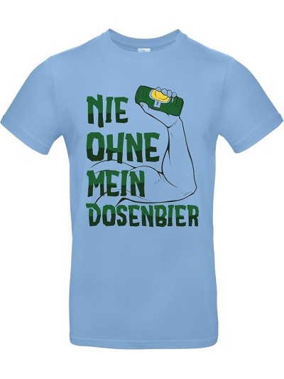 Herren T-Shirt Nie ohne mein Dosenbier | grobejungs.de