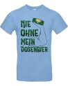 Herren T-Shirt Nie ohne mein Dosenbier | grobejungs.de