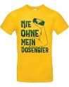 Herren T-Shirt Nie ohne mein Dosenbier | grobejungs.de