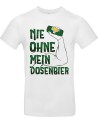 Herren T-Shirt Nie ohne mein Dosenbier | grobejungs.de