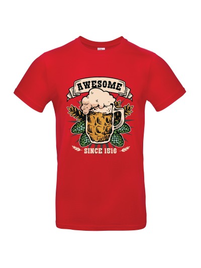 Beer is awesome since 1516 Herren T-Shirt | grobejungs.de