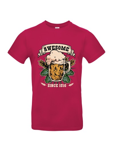 Beer is awesome since 1516 Herren T-Shirt | grobejungs.de