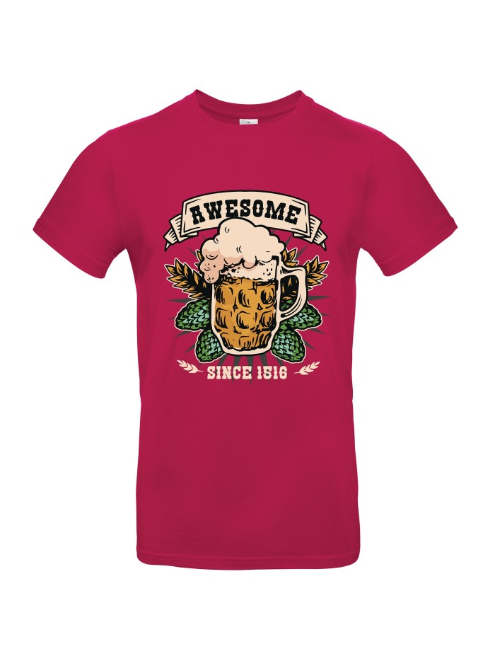 Beer is awesome since 1516 Herren T-Shirt | grobejungs.de