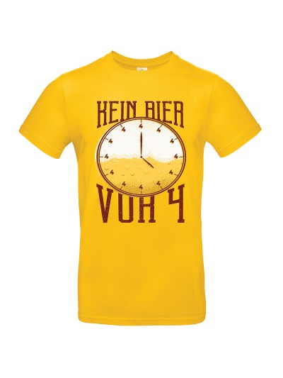 Kein Bier vor Vier Alkohol Herren T-Shirt | grobejungs.de