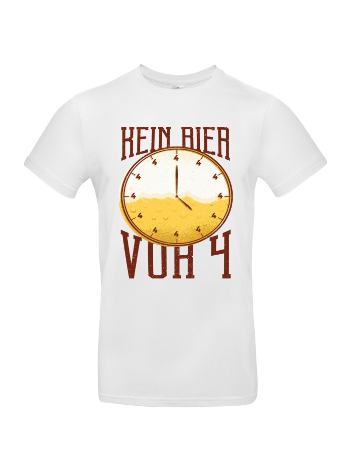 Kein Bier vor Vier Alkohol Herren T-Shirt | grobejungs.de