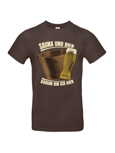 Sauna und Bier Herren T-Shirt | grobejungs.de