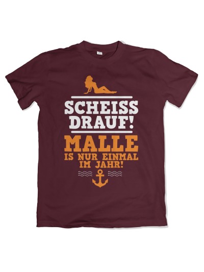 Malle ist nur einmal im Jahr! Herren T-Shirt