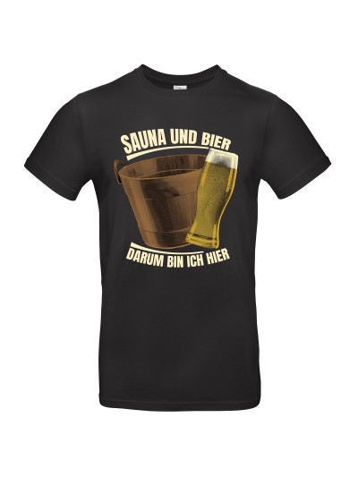 Sauna und Bier Herren T-Shirt | grobejungs.de