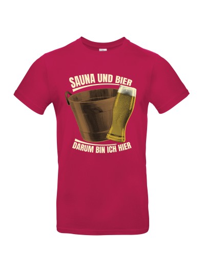 Sauna und Bier Herren T-Shirt | grobejungs.de