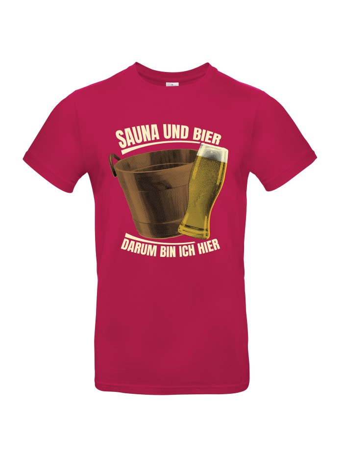 Sauna und Bier Herren T-Shirt | grobejungs.de