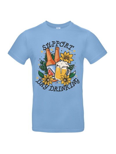 Support Day Drinking Herren T-Shirt | grobejungs.de