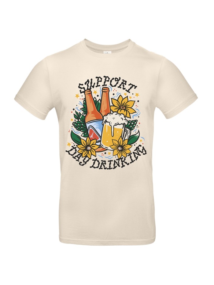 Support Day Drinking Herren T-Shirt | grobejungs.de