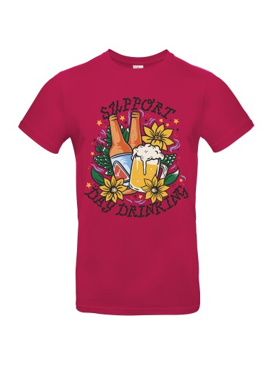 Support Day Drinking Herren T-Shirt | grobejungs.de