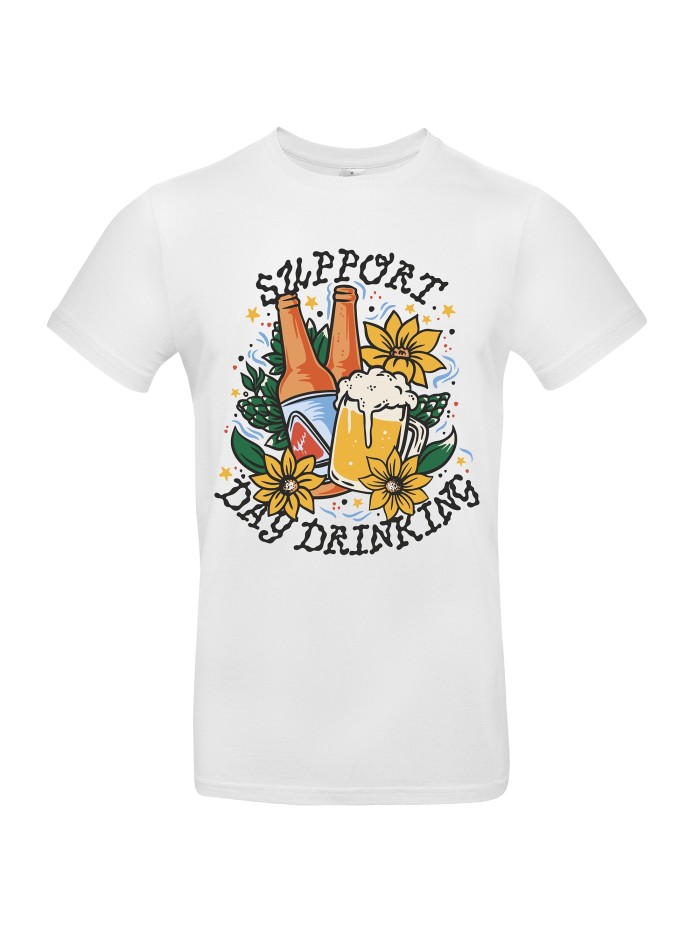 Support Day Drinking Herren T-Shirt | grobejungs.de