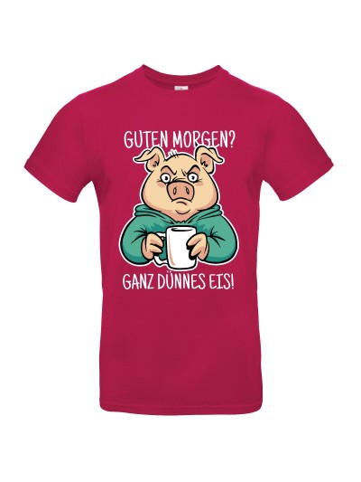 Guten Morgen Dünnes Eis Morgenmuffel T-Shirt | grobejungs.de