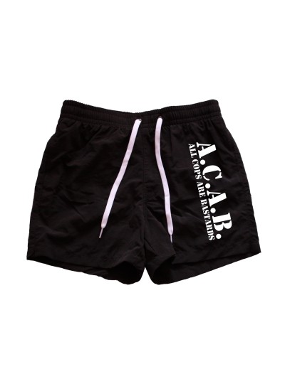 Badehose Swim Shorts ACAB Stencil | grobejungs.de