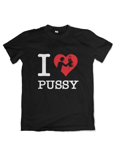 I Love Pussy Herren T-Shirt | grobejungs.de