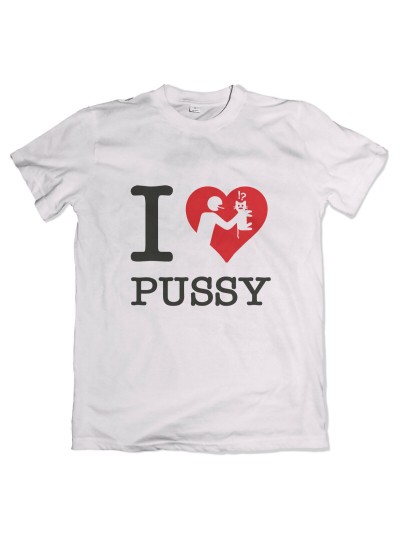 I Love Pussy Herren T-Shirt | grobejungs.de