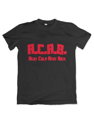 ACAB Acht Cola Acht Bier T-Shirt Motivshirt