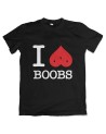 I Love Boobs T-Shirt Funshirt