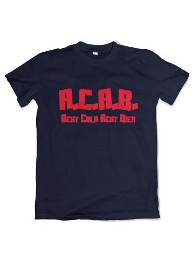 ACAB Acht Cola Acht Bier T-Shirt Motivshirt