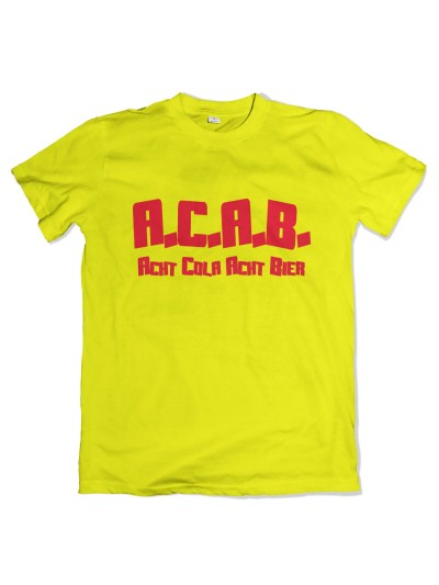 ACAB Acht Cola Acht Bier T-Shirt Motivshirt