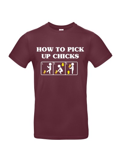 How To Pick Up Chicks Herren T-Shirt | grobejungs.de