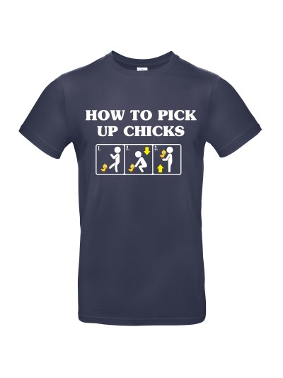 How To Pick Up Chicks Herren T-Shirt | grobejungs.de