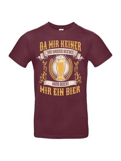 Wasser reichen Alkohol Bier Herren T-Shirt | grobejungs.de