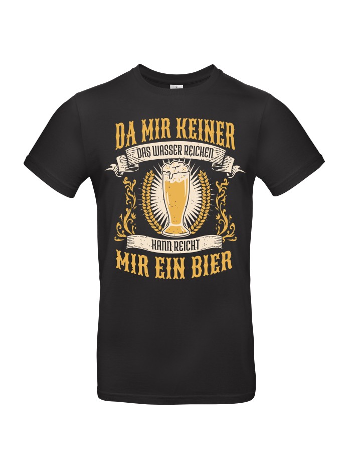 Wasser reichen Alkohol Bier Herren T-Shirt | grobejungs.de