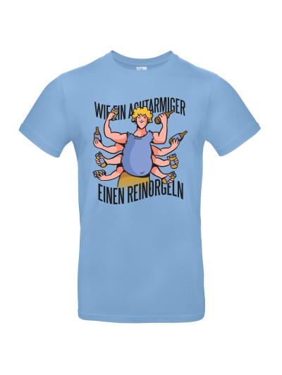 Wie ein Achtarmiger Herren T-Shirt | grobejungs.de