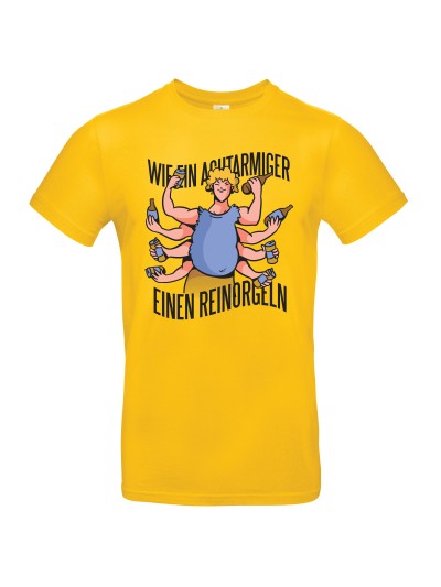 Wie ein Achtarmiger Herren T-Shirt | grobejungs.de