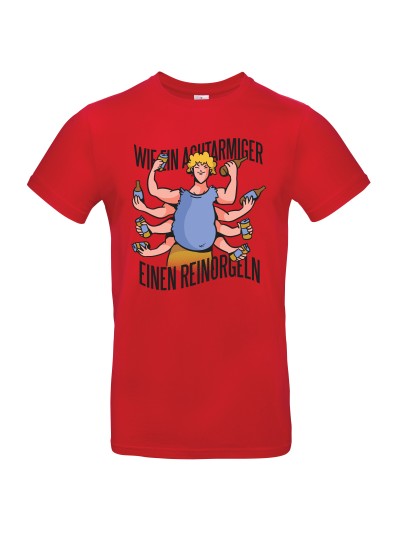 Wie ein Achtarmiger Herren T-Shirt | grobejungs.de