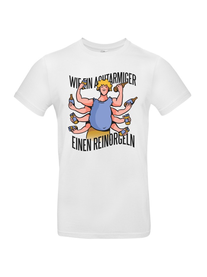 Wie ein Achtarmiger Herren T-Shirt | grobejungs.de