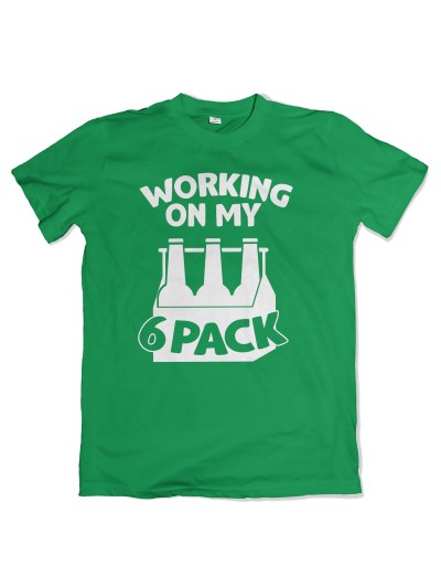 Working on my Sixpack T-Shirt Motivshirt
