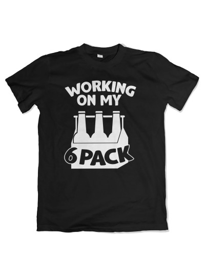 Working on my Sixpack T-Shirt Motivshirt
