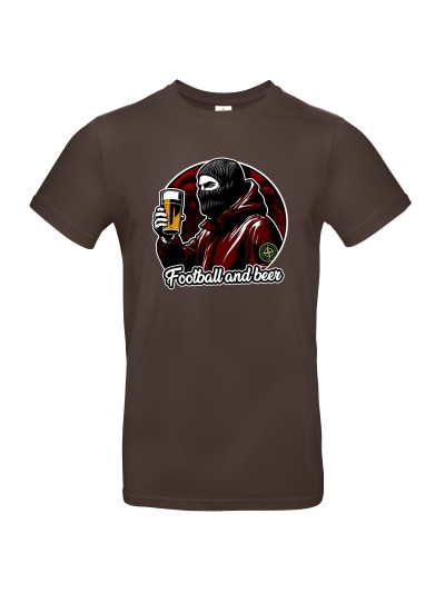 Herren T-Shirt Balaclava Fußball & Bier Ultras | grobejungs.de