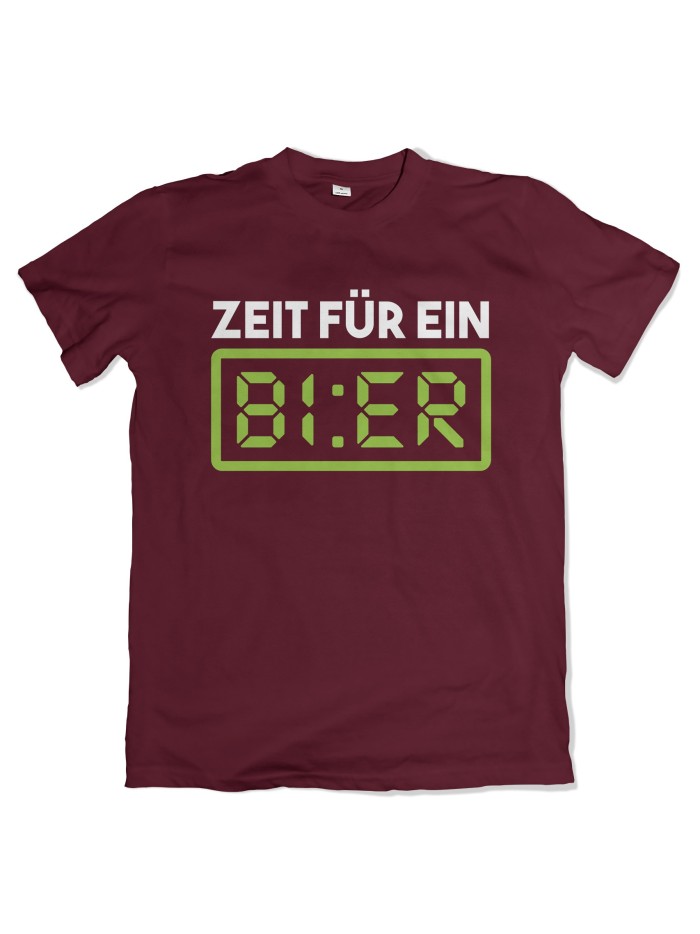 Zeit für ein Bier Herren T-Shirt | grobejungs.de