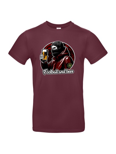 Herren T-Shirt Balaclava Fußball & Bier Ultras | grobejungs.de