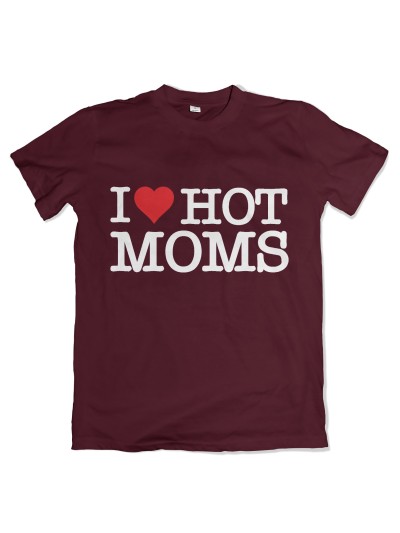 I Love Hot Moms Herren T-Shirt | grobejungs.de