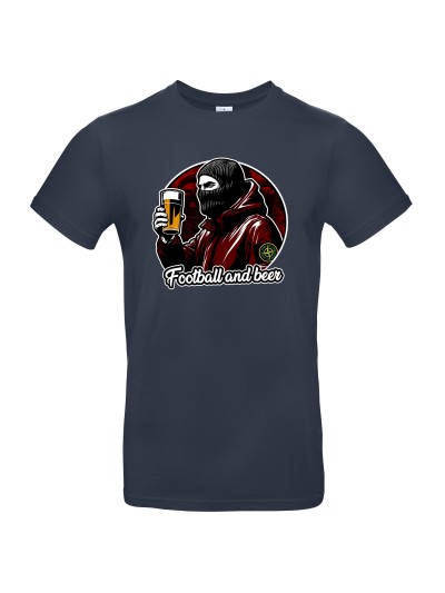 Herren T-Shirt Balaclava Fußball & Bier Ultras | grobejungs.de