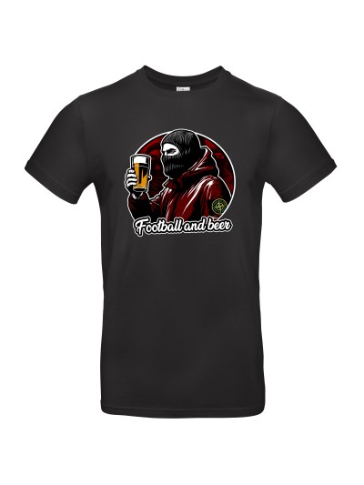 Herren T-Shirt Balaclava Fußball & Bier Ultras | grobejungs.de