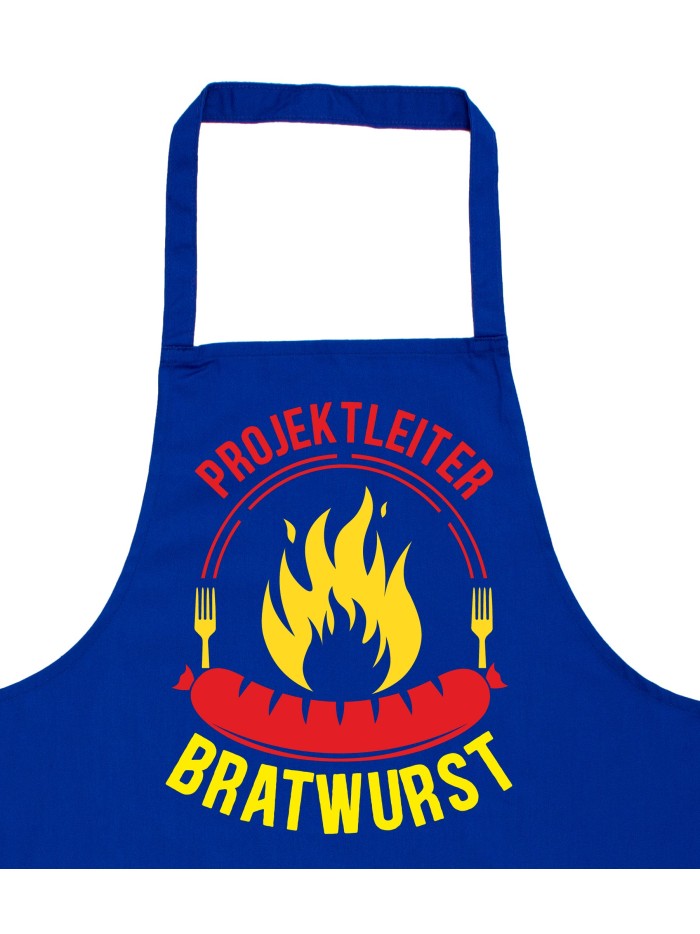 Projektleiter Bratwurst Grillschürze für Männer