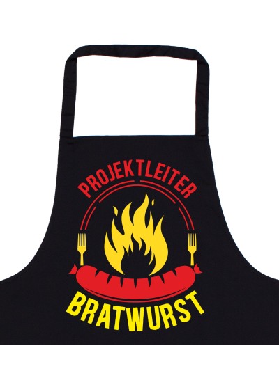 Projektleiter Bratwurst Grillschürze für Männer