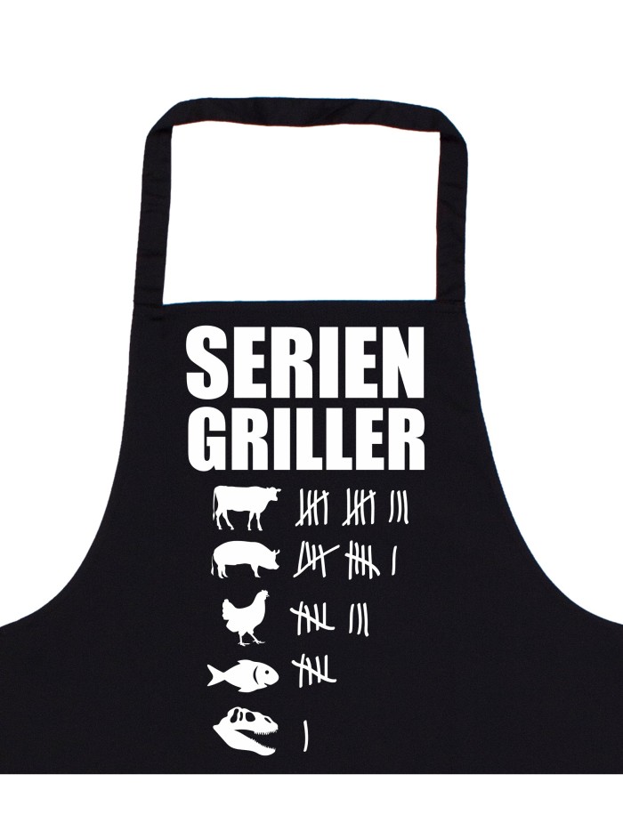 Seriengriller Grillschürze lustige Kochschürze für Männer