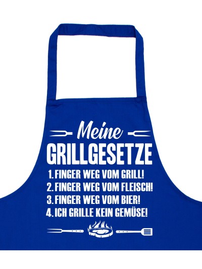 Meine Grillgesetze Grillschürze lustige Kochschürze für Männer