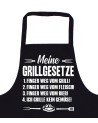 Meine Grillgesetze Grillschürze lustige Kochschürze für Männer