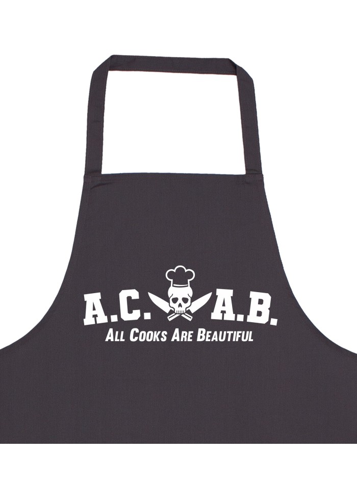 ACAB All Cooks Are Beautiful Grillschürze für Männer